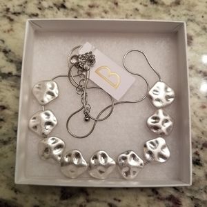 Bancroft hammered necklace